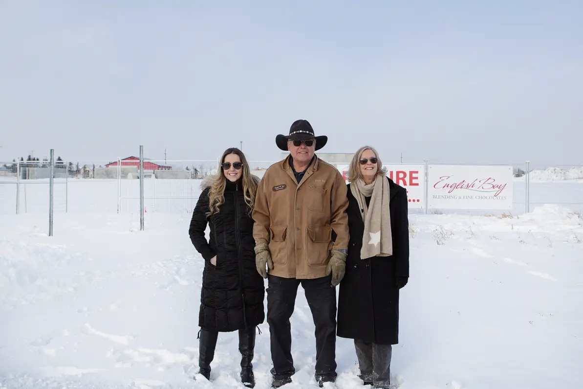 Jack Seguin, Owner of English Bay Chocolate Factor and executives 