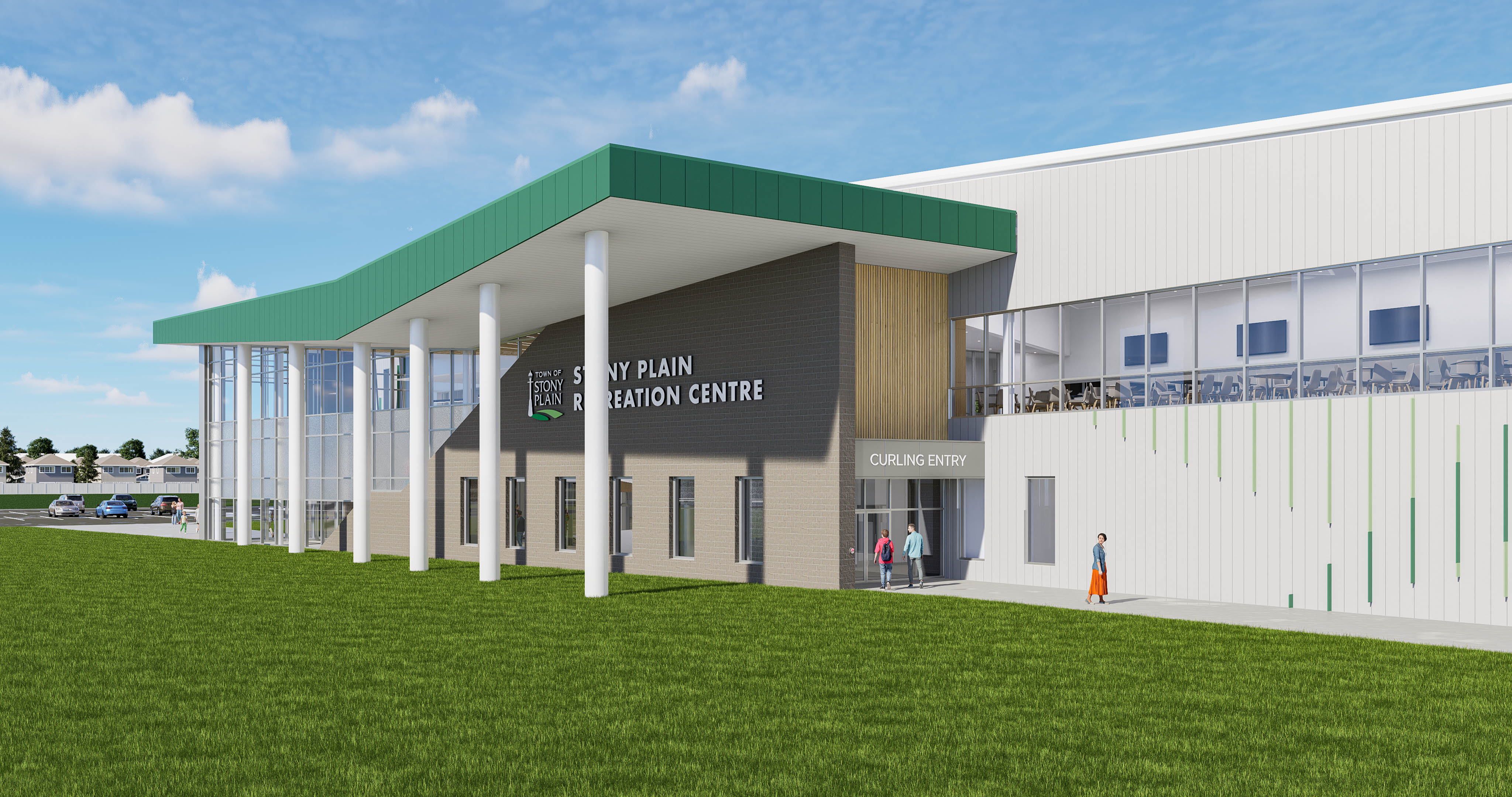 Exterior Rendering of Recreation Facility
