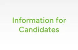 Information for Candidates