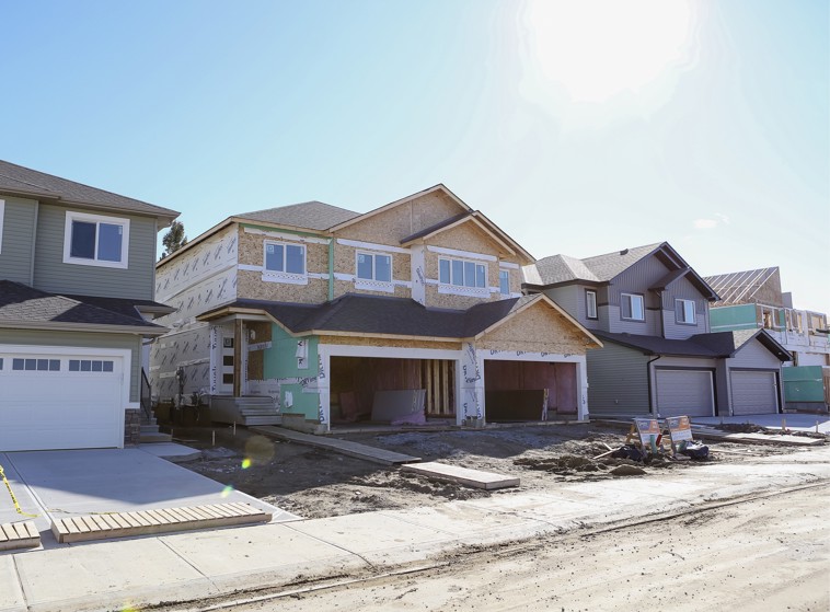 A house under construction